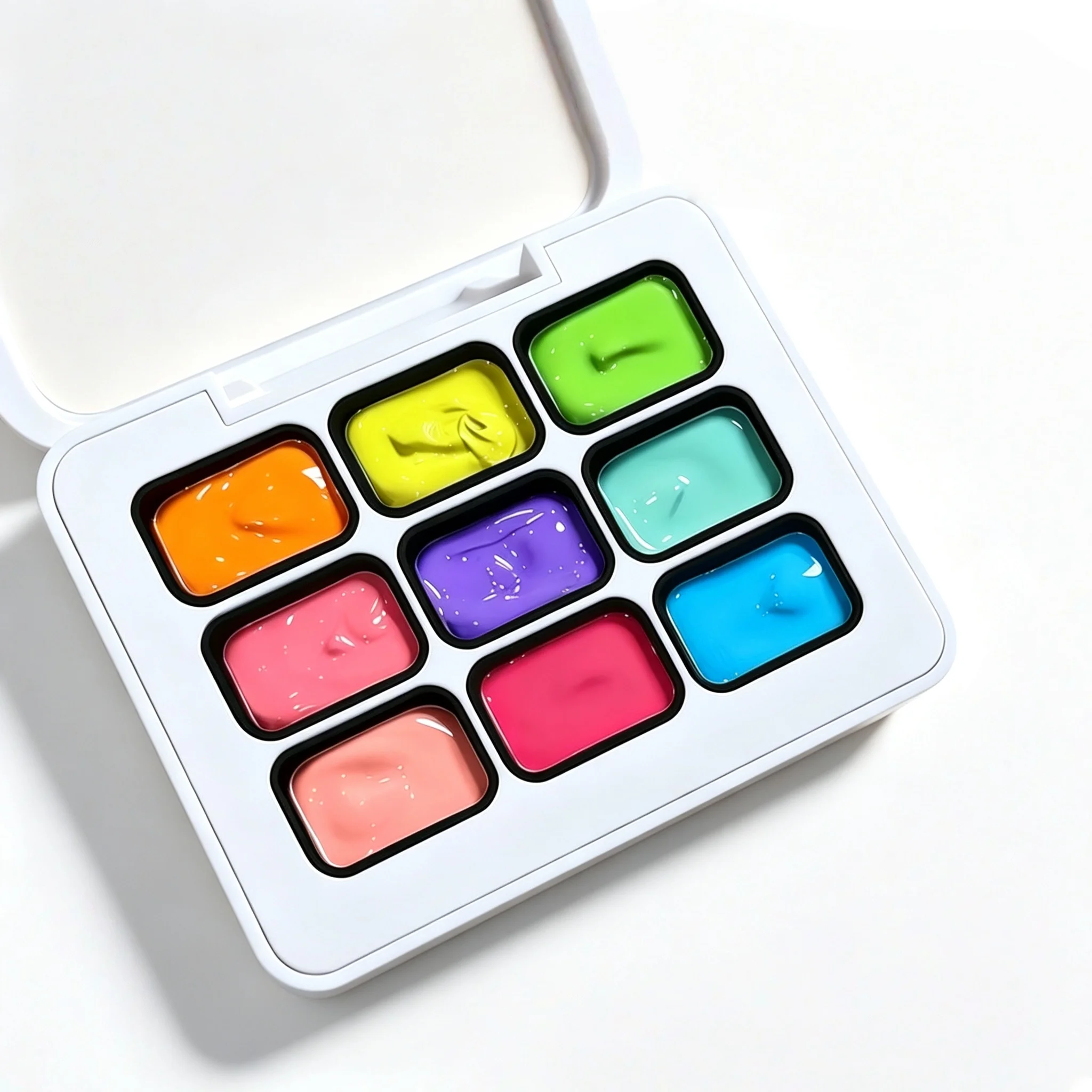 1pc 9-color solid nail polish pat gel painting gradient bright glue nail art creation decoration salon UV&LED DIY summer popular thumbnail 6