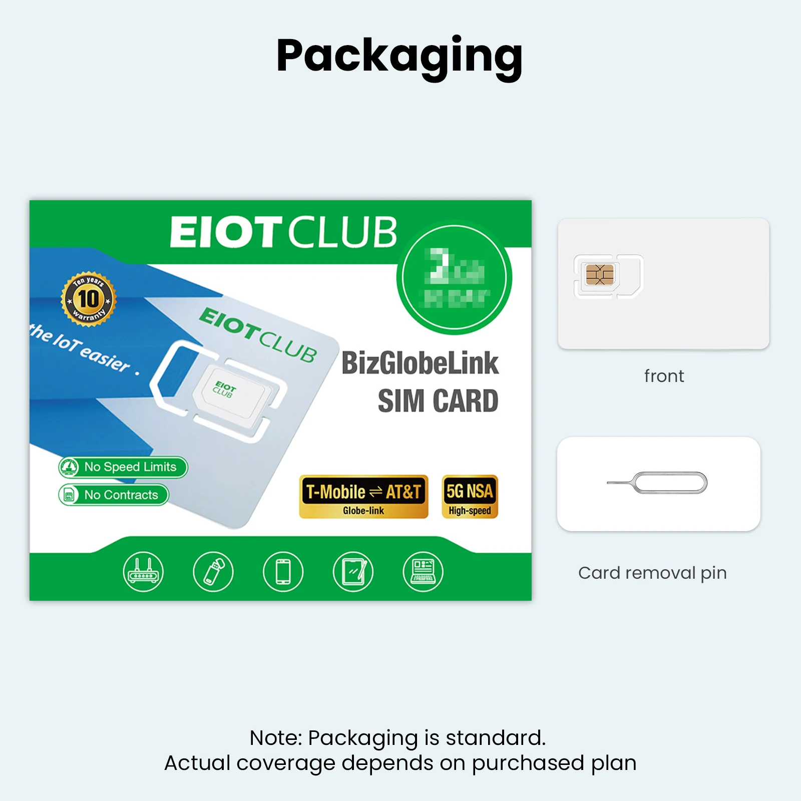 Soccer Season Travel SIM Card US Canada Mexico Europe Prepaid International Data SIM Card for Phone Tablet WiFi Hotspots Router thumbnail 6