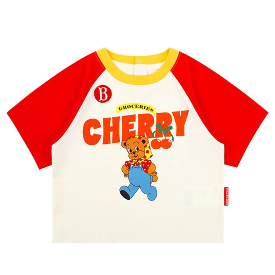 Boys And Girls T-shirt 2026 Summer New Print Fashionable Casual Children's Short Sleeved Shorts Set Pure Cotton Cute Sweet Dress thumbnail 4