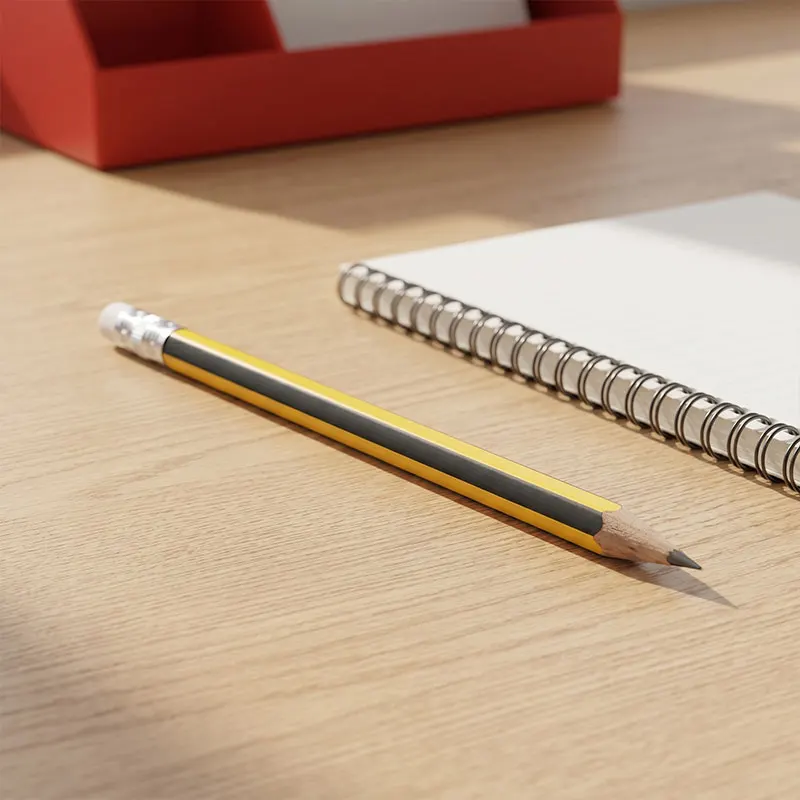 MOTARRO 12-Pack Pencils with Eraser Tip, Break-Resistant Lead – Writing, Exam, and Drawing Pencils for School and Office Use thumbnail 6