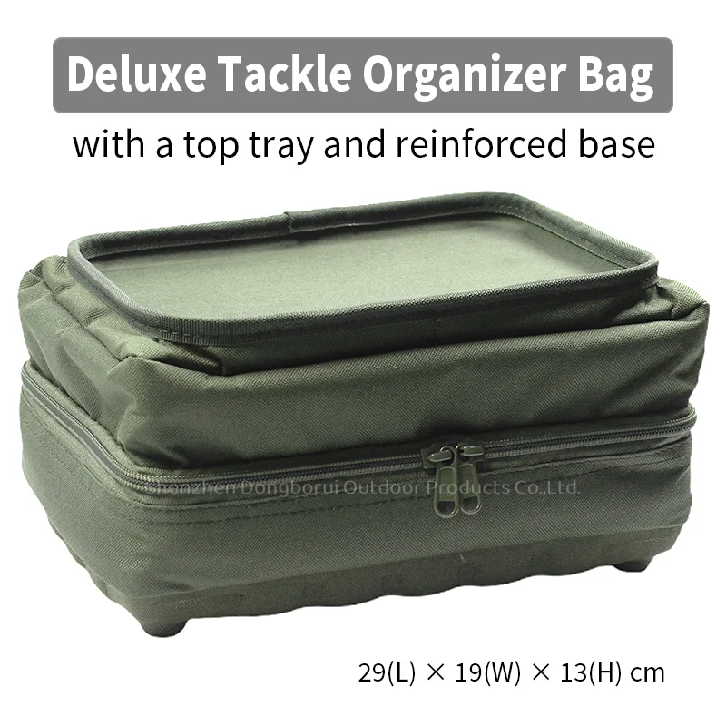 Carp Fishing Deluxe Tackle Organizer Bag Multi-Function Tackle Storage Bag For Carp Fishing Accessories Rig Tools Organizer Bags