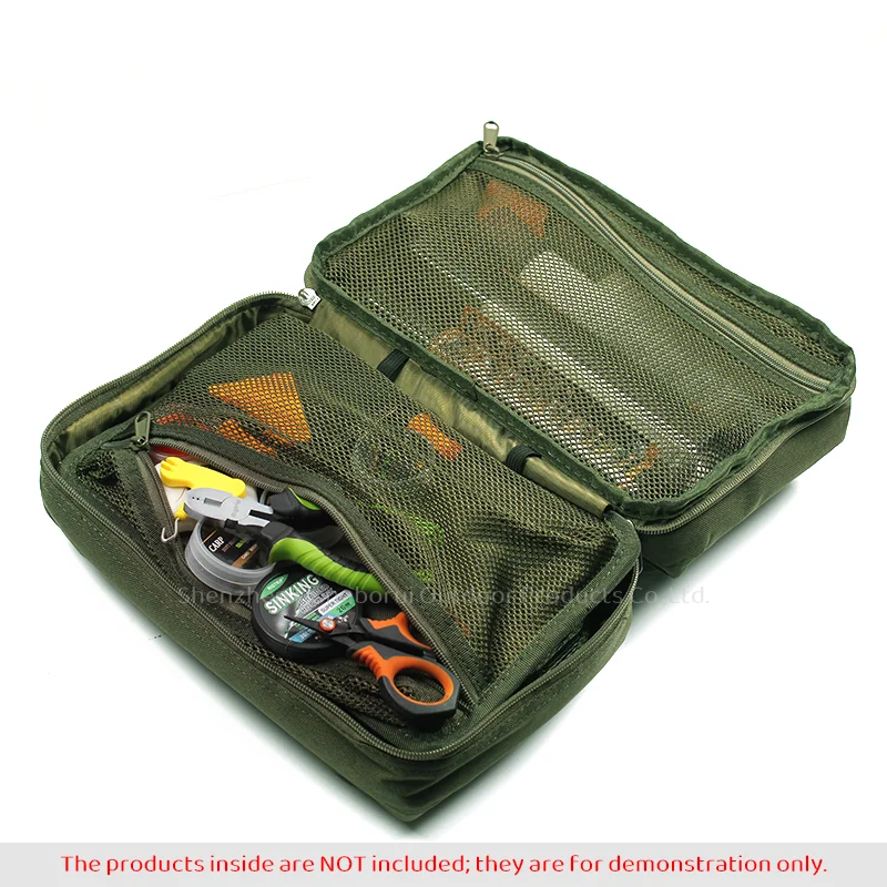 Carp Fishing Deluxe Tackle Organizer Bag Multi-Function Tackle Storage Bag For Carp Fishing Accessories Rig Tools Organizer Bags thumbnail 5