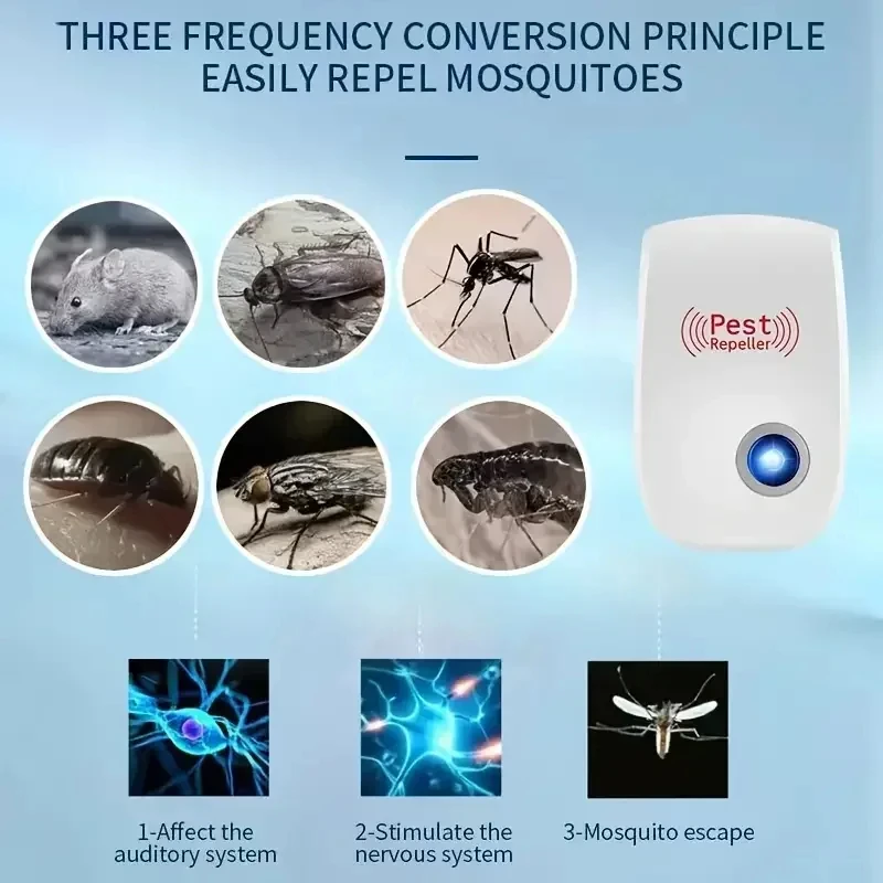 Xiaomi Ultrasonic Pest Repellent Plug-In Child-Safe Indoor Control Against Mosquitoes Mice Spiders Ants Cockroaches thumbnail 4