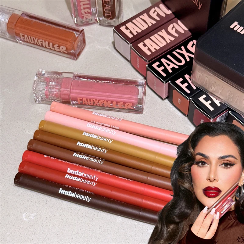 Brand Bueaty Fashion Lip Contour Lip Stain Wear Easy Use Long Lasting Lips Tint Liner Hybrid Lipstick Gloss Matte Finish Makeup