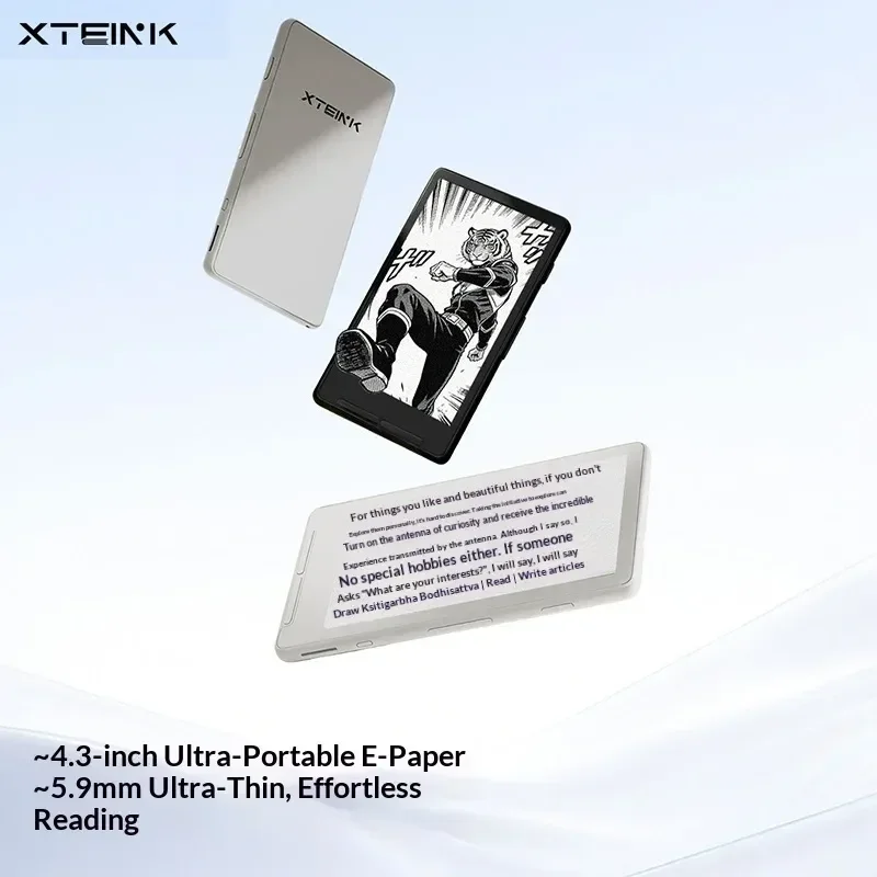 Xteink X4 E Ink Reader Electronic Paper Ebook Reader Magnetic Ultra Slim Portable Ultra Thin Pocket For Outdoor Travel Reading thumbnail 2