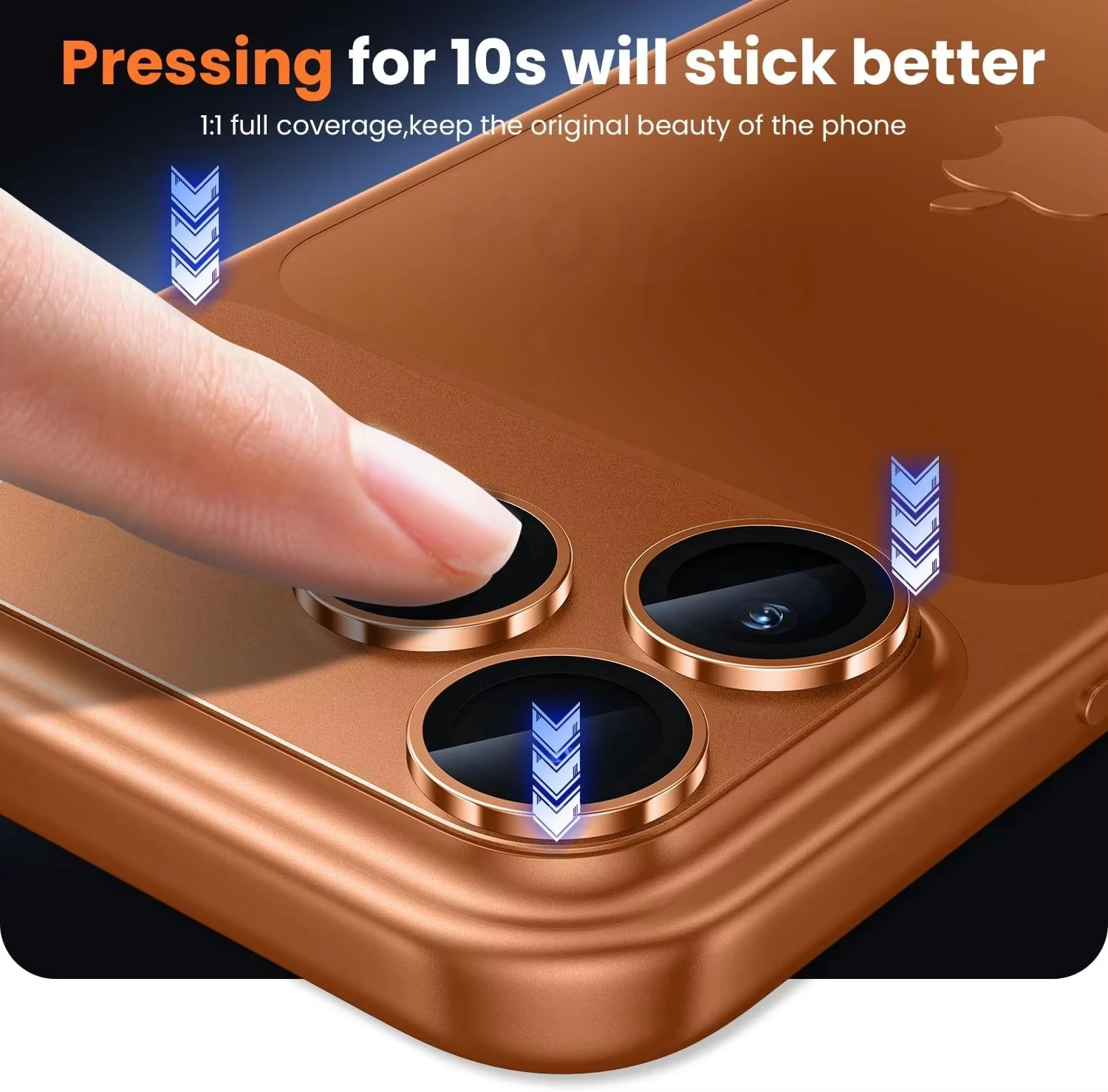 Camera Protector For iPhone 17 Pro Max Metal Tempered Glass Full Coverage Lens Protection Film For iPhone 17 Pro Air Lens Cover thumbnail 3