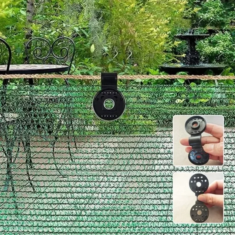 30~200PCs Shade Cloth Clips Shade Fabric Clamps Accessories Grommets For Net Mesh Cover Sunblock Fabric In Garden Greenhouse thumbnail 5