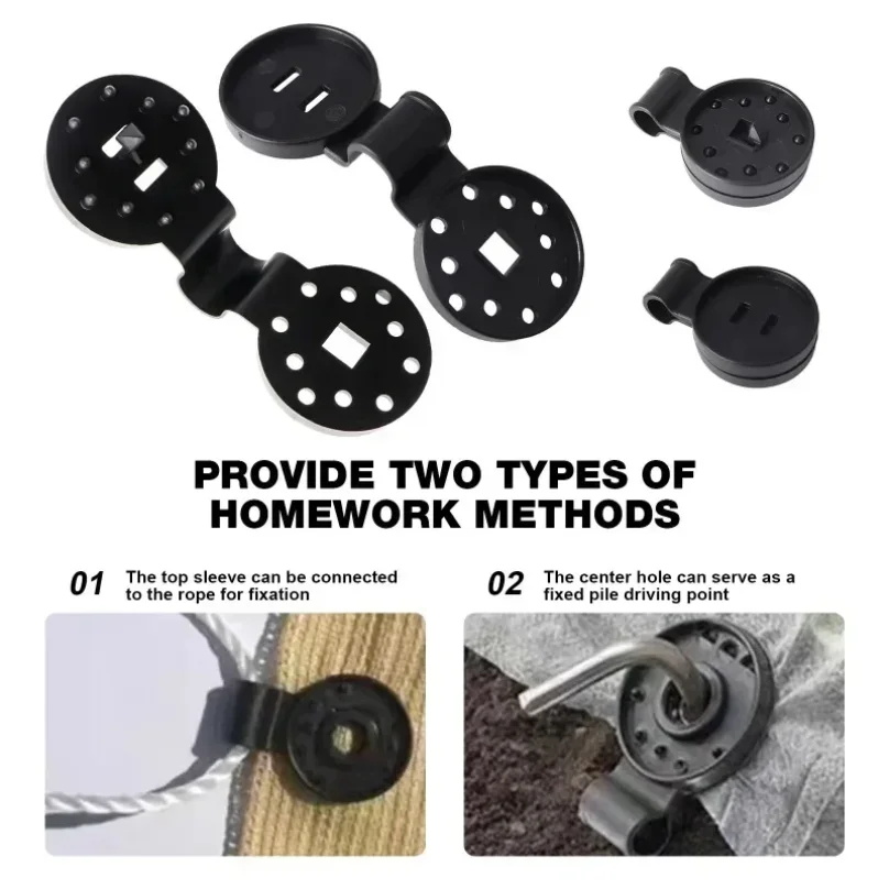 30~200PCs Shade Cloth Clips Shade Fabric Clamps Accessories Grommets For Net Mesh Cover Sunblock Fabric In Garden Greenhouse thumbnail 2