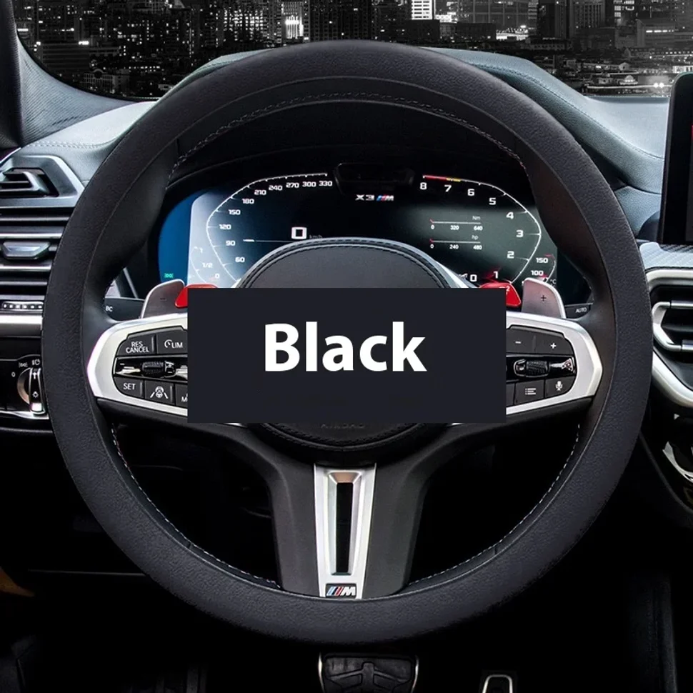 Universal Car Steering Wheel Cover Anti-slip Protective Cover Soft And Odorless Silicone Steering Car Wheel Cover Protection thumbnail 3