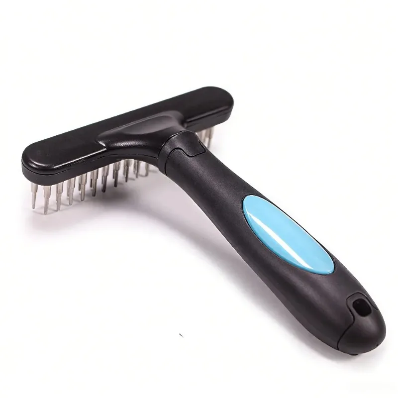 Stainless Steel Deshedding Brush for Dogs Cats Pet Grooming Tool Dog Brush Cat Comb Long Short Hair Ergonomic Handle​ thumbnail 2