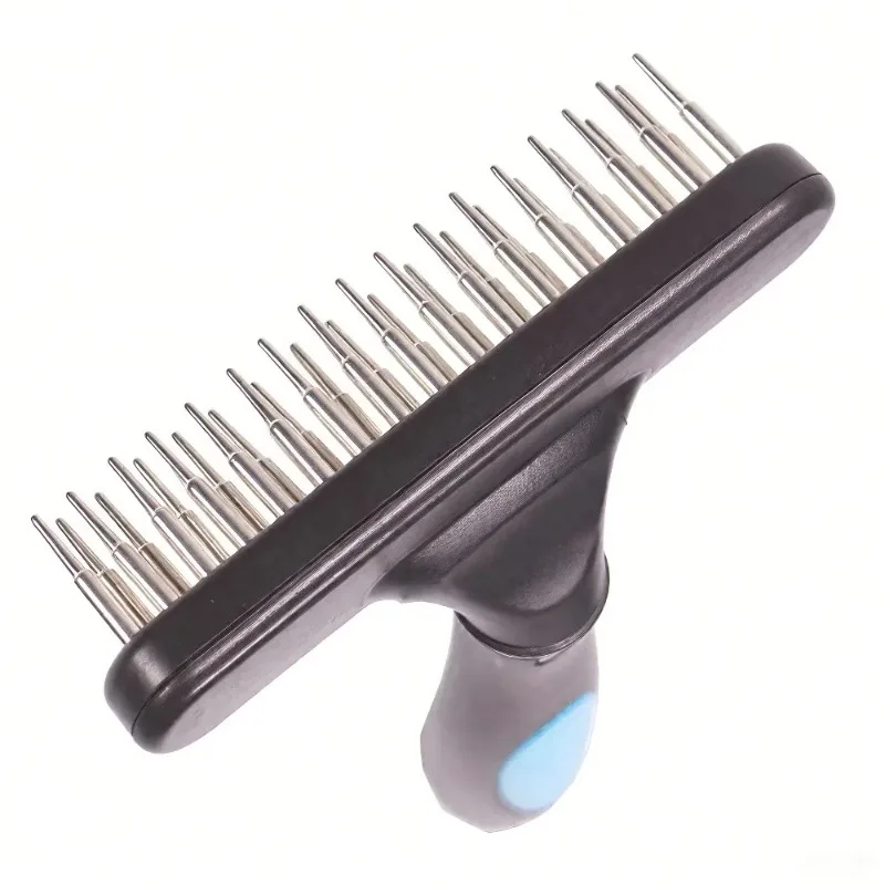 Stainless Steel Deshedding Brush for Dogs Cats Pet Grooming Tool Dog Brush Cat Comb Long Short Hair Ergonomic Handle​ thumbnail 4