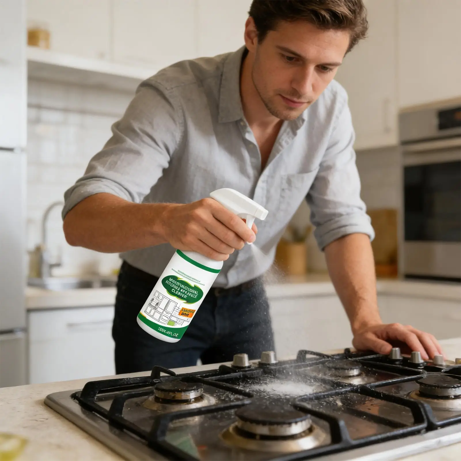 Appliance Cleaner 120ml All-Purpose Heavy-Duty Powerful Refrigerator Cleaner, Kitchen Degreaser Spray for Oven, Stove, Counter thumbnail 2