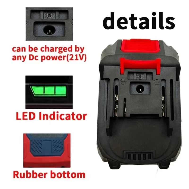 For Makita 18V/21V Rechargeable Li-Ion Battery High Capacity Cordless Electric Power Tool Batteries Suitable 18V/21V Power TooI thumbnail 5