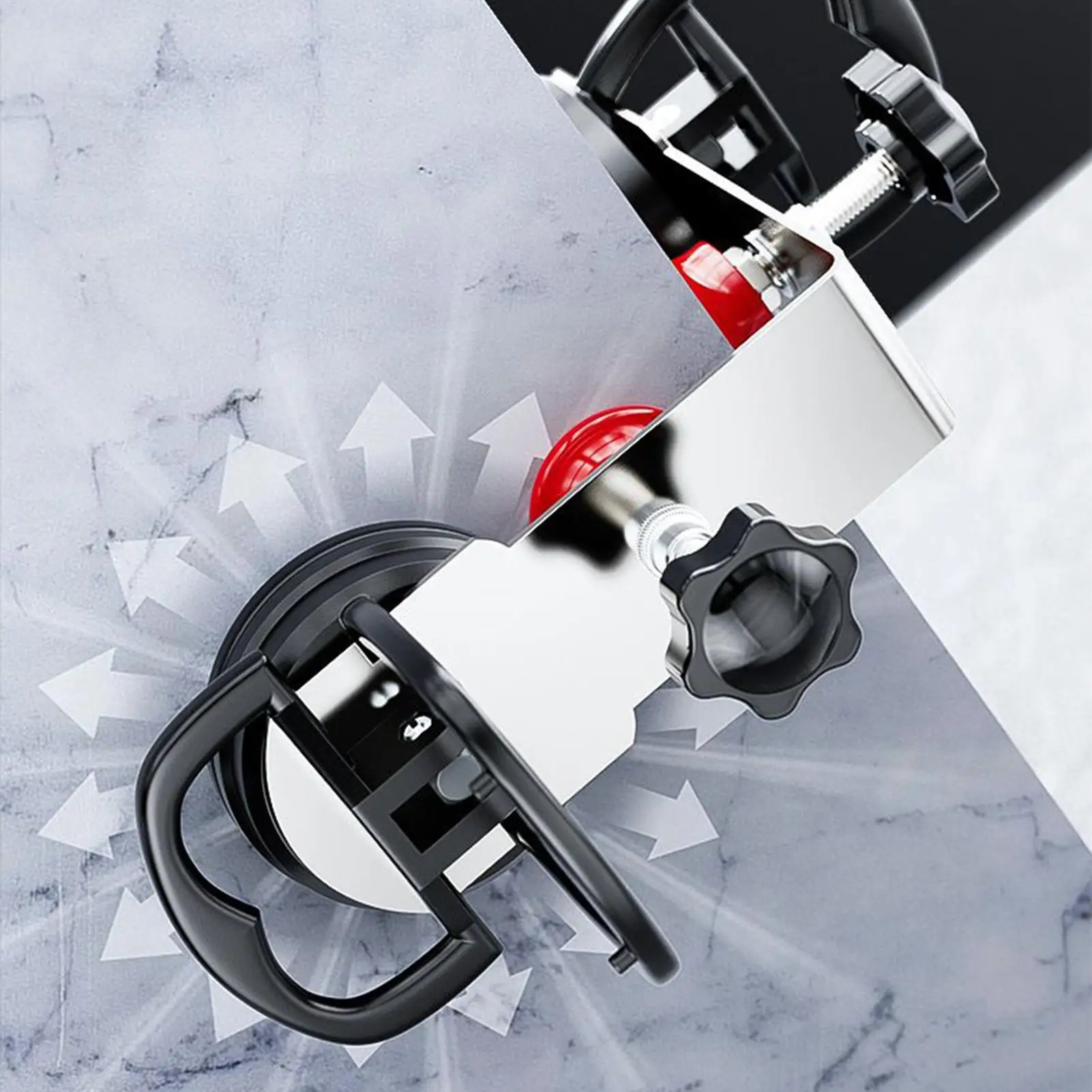 90 Degree Heavy Duty Floor Gap Fixer Tool Suction Cup Granite Seam Guide Setter Floor Clamp For Joining Alignment Repair Slab thumbnail 4