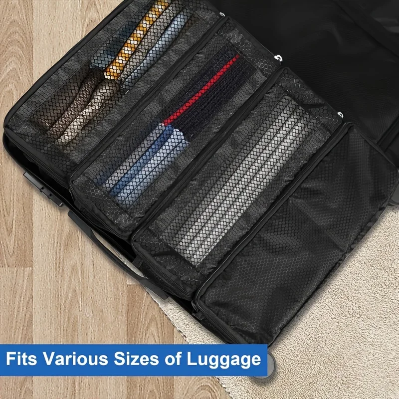 Suitcase Organizer Travel Luggage Organizers Hanging Shelve Packing Small Compartments Collapsible Hanging Clothes Storage Bags thumbnail 3