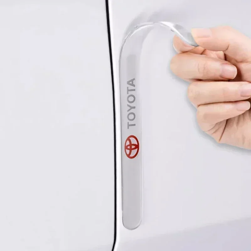 8PCS Car Transparent Anti-Collision Strip Door Handle Bowl Protector Sticker Film for Toyota Corolla Camry CHR Yaris Hilux Rav4 thumbnail 4