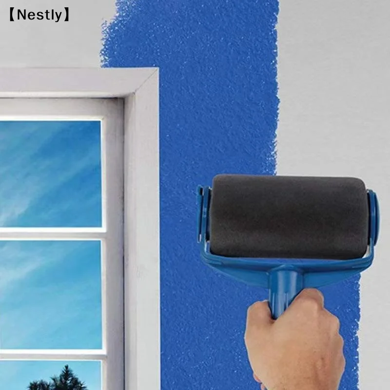 1Pc Paint Roller Brush Handheld Paint Roller - Cleaning Paint Roller - Roller Tool For Painting Room Walls Ceilings Floors〔Nest〕 thumbnail 3