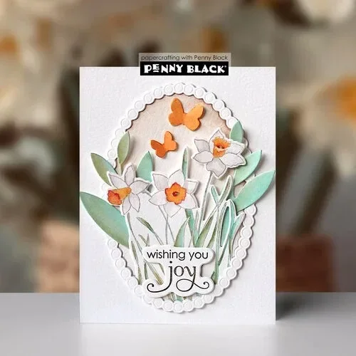 Sending blooms flowers Buds Bunches Nurture Joy Floral Metal Cutting Dies Silicone Stamps Scrapbooking Stencil Photo Album Card thumbnail 2