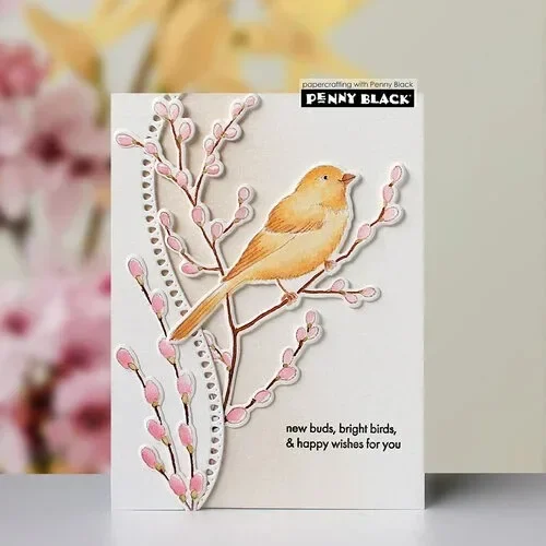 Sending blooms flowers Buds Bunches Nurture Joy Floral Metal Cutting Dies Silicone Stamps Scrapbooking Stencil Photo Album Card thumbnail 5