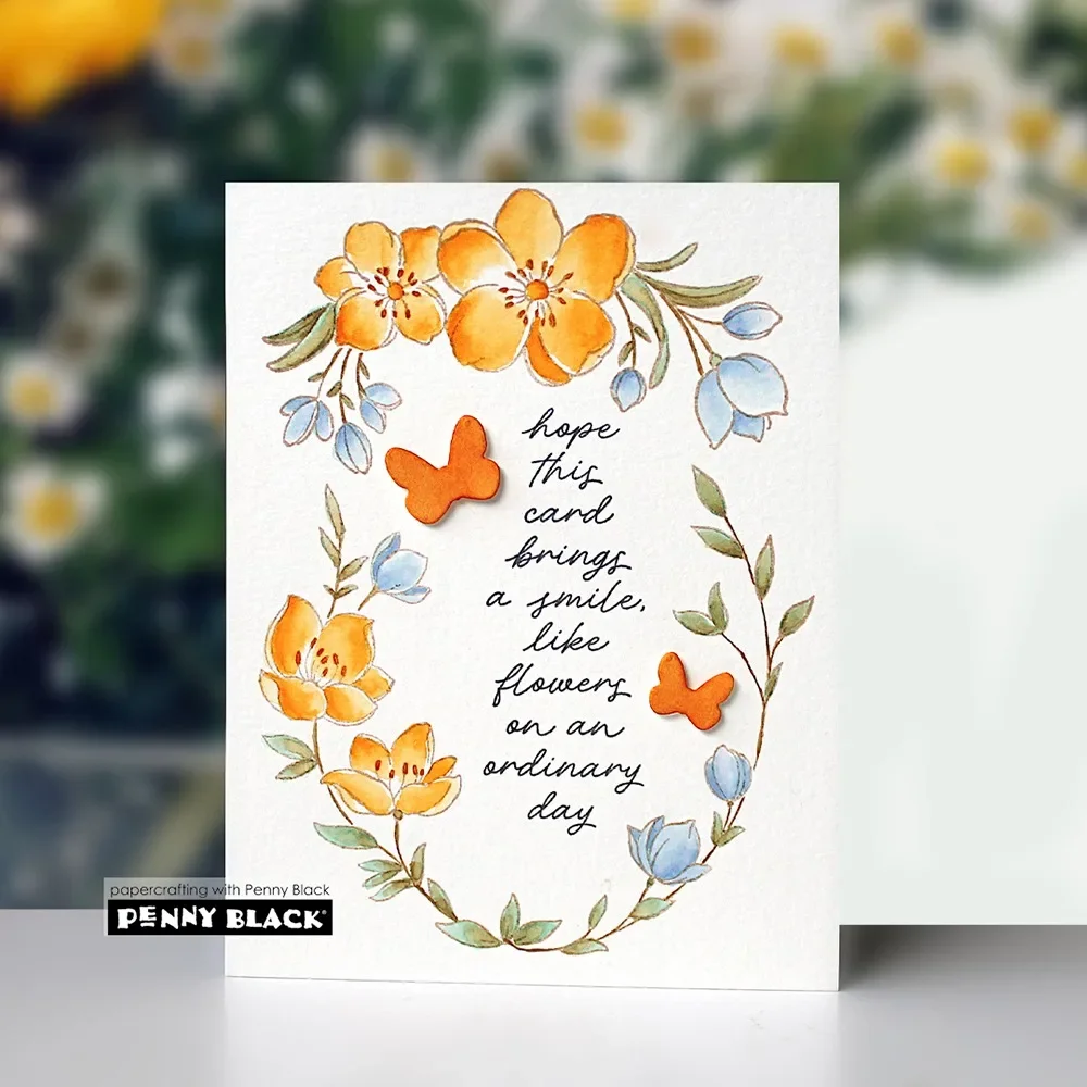 Sending blooms flowers Buds Bunches Nurture Joy Floral Metal Cutting Dies Silicone Stamps Scrapbooking Stencil Photo Album Card thumbnail 6