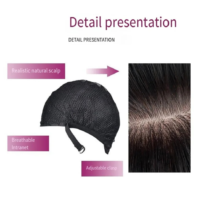 Fashion short hairstyle synthetic wig for Halloween cosplay, role-playing wig, daily party high-temperature hair accessory set thumbnail 6