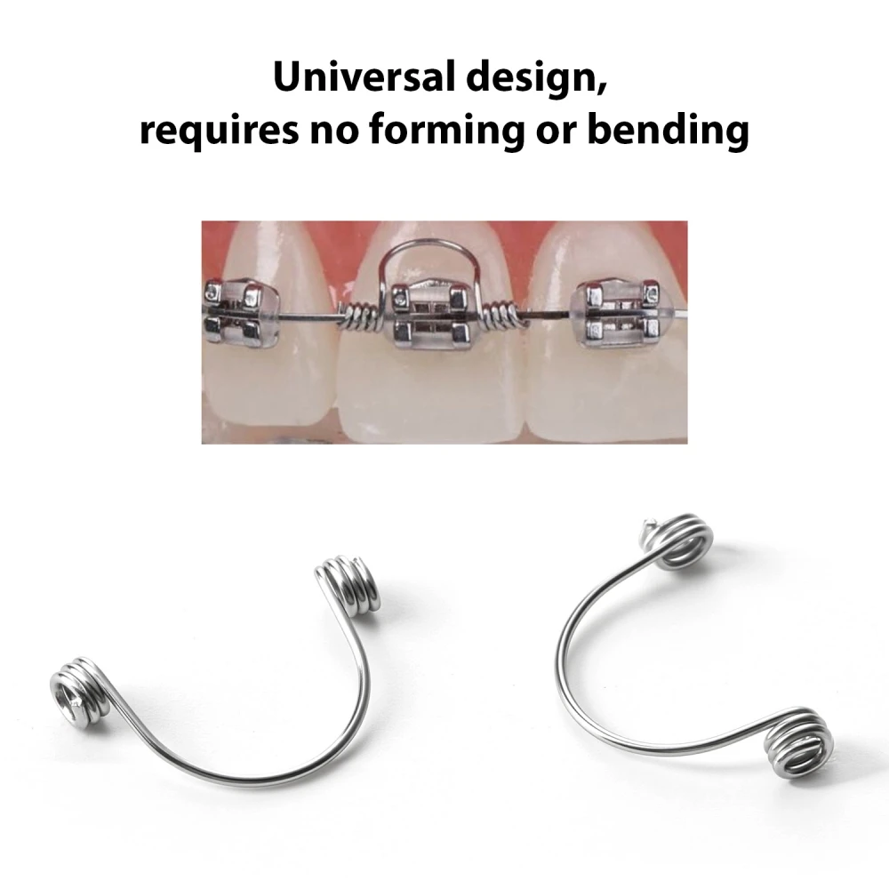 Dental Orthodontic Anterior Teeth Rectangular Torque Spring Torquing Auxiliary Springs for Braces Archwire Dentistry Supplies thumbnail 4