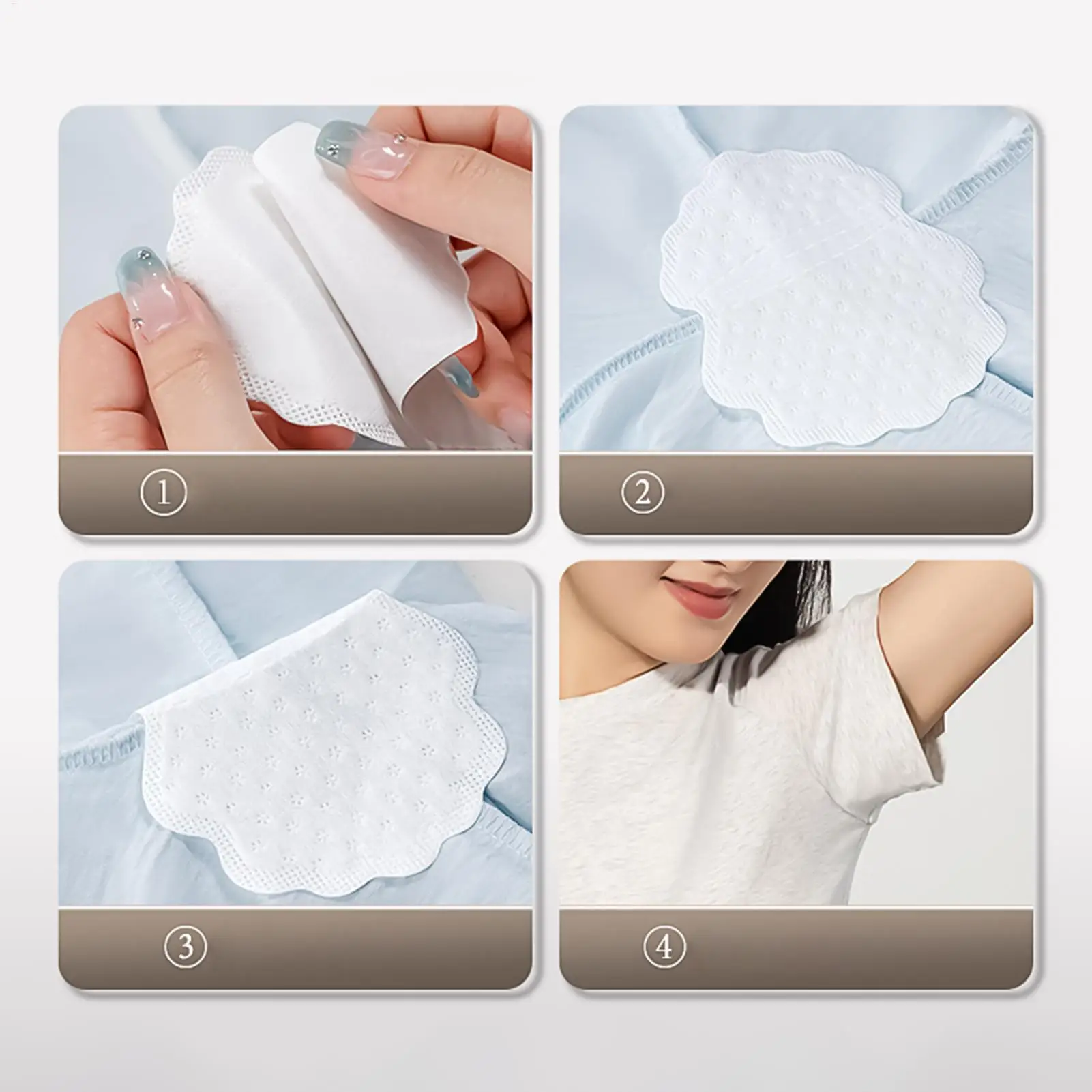 20pcs Armpit Sweat Pads  Ultra-thin unisex invisible underarm sweat-absorbing pads Antiperspirant and odor-absorbing pads thumbnail 5
