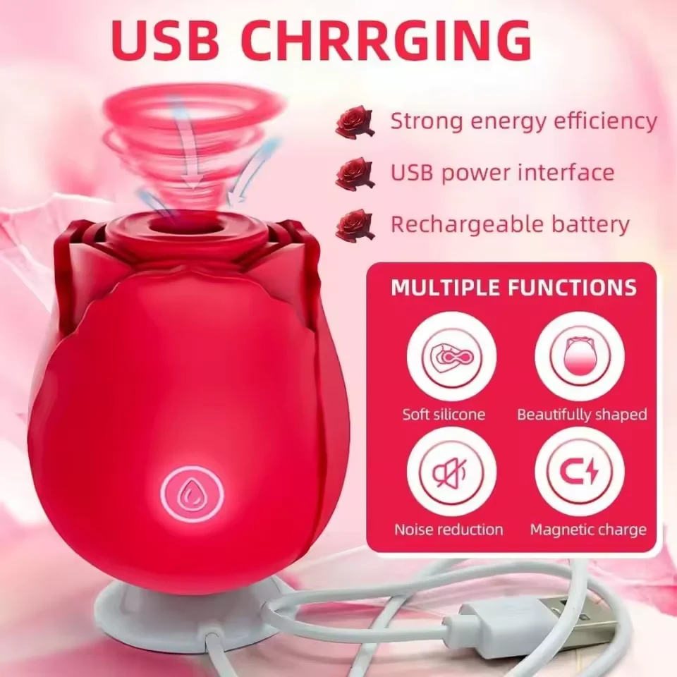 Sucking Vibrator for Women Vacuum Suction Nipple Oral Massager Female Powerful G-Spot Clitoris Vagin Stimulator Adult Sex Toys thumbnail 3