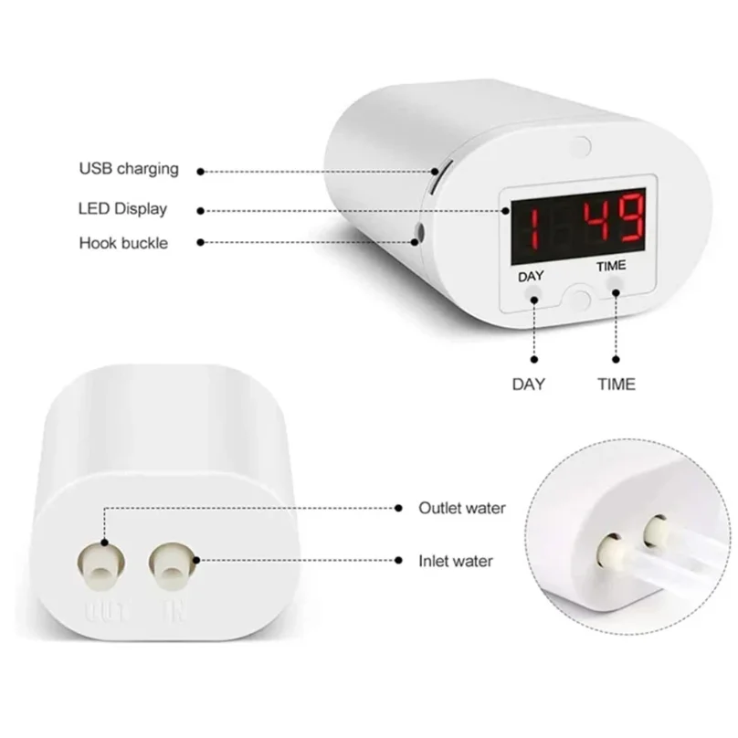 Automatic Watering Pump Controller Intelligent Flowers Plants Sprinkler Drip Irrigation Device Pump Timer System Garden Tools thumbnail 3
