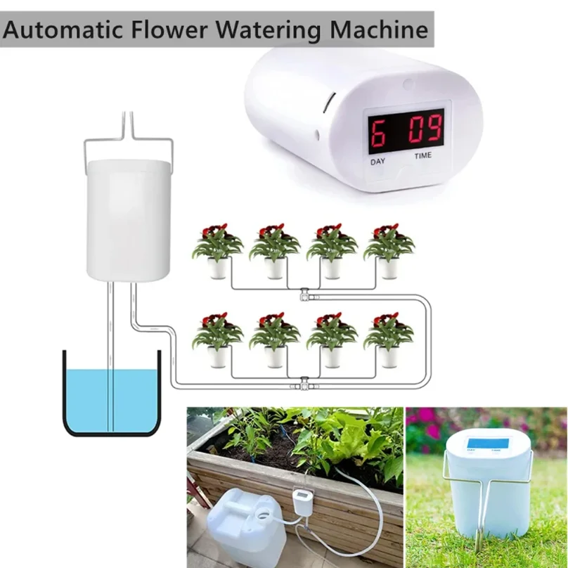 Automatic Watering Pump Controller Intelligent Flowers Plants Sprinkler Drip Irrigation Device Pump Timer System Garden Tools thumbnail 2