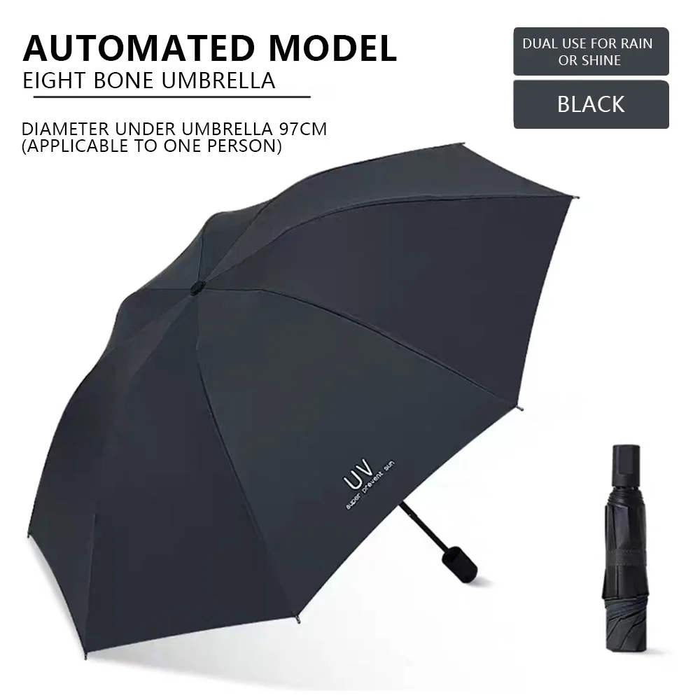 Umbrellas Sun Umbrellas Cartoon Rain And Sunny Manually Folded Student Portable Umbrellas Sunshade Accessories Outdoor Equipment thumbnail 3