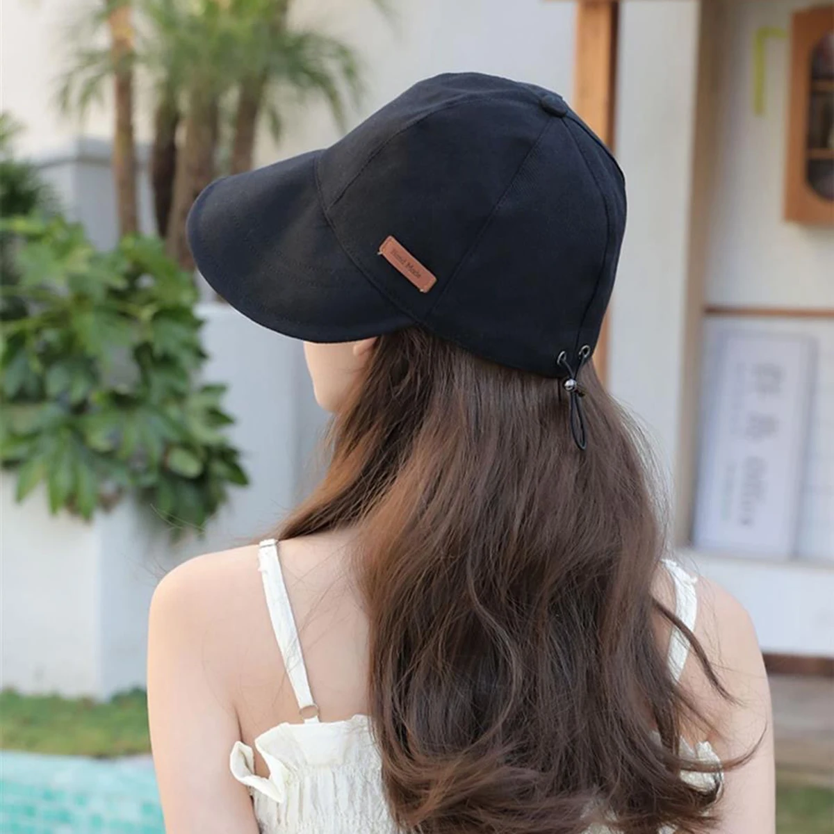 Womens Sun Hat UV Protection Hiking Fishing Hats Wide Brim Hat Adjustable Ponytail Packable Sun Cap thumbnail 3