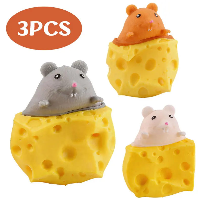 Mix Style Squeeze Anti-stress Fidget Toys Stress Ball Sensory Toy Funny Soft Squishy Decompression Office Stress Relief Toy Gift thumbnail 6