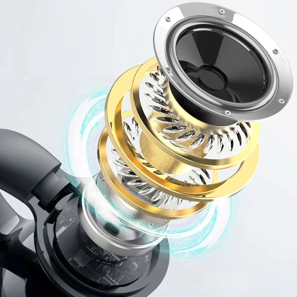 Wireless Single Bluetooth 5.3 Earphone Ear Clip Headphones TWS Wireless Headset HiFi Stereo Noise Reduction Earbud for Music thumbnail 5