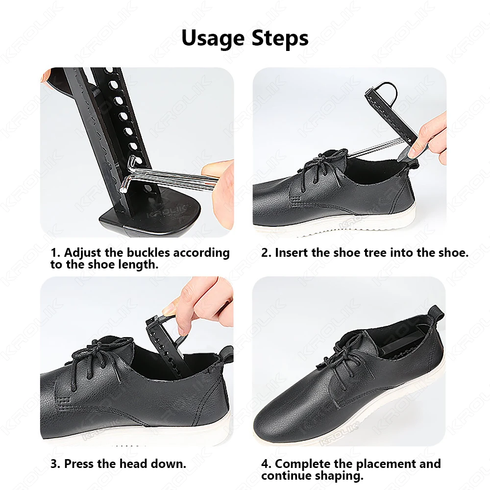 1Pair Unisex Shaping Anti Wrinkle Shoe Lasts Scalable Shoe Trees for Anti Deformation Inner Support Shoes Stretcher thumbnail 5