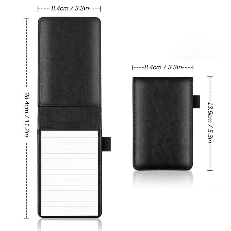 Mini A7 Leather Cover Notebook, Portable Pocket Notepad Diary, Perfect for Business Memos, Office & School Use thumbnail 6