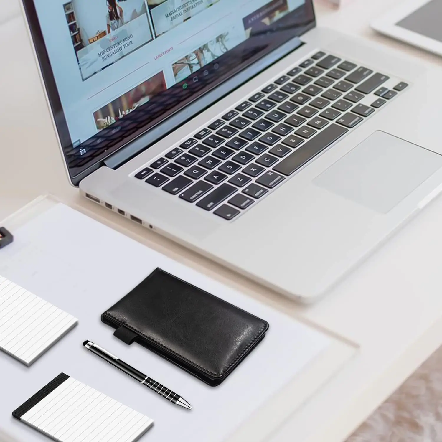 Mini A7 Leather Cover Notebook, Portable Pocket Notepad Diary, Perfect for Business Memos, Office & School Use thumbnail 2