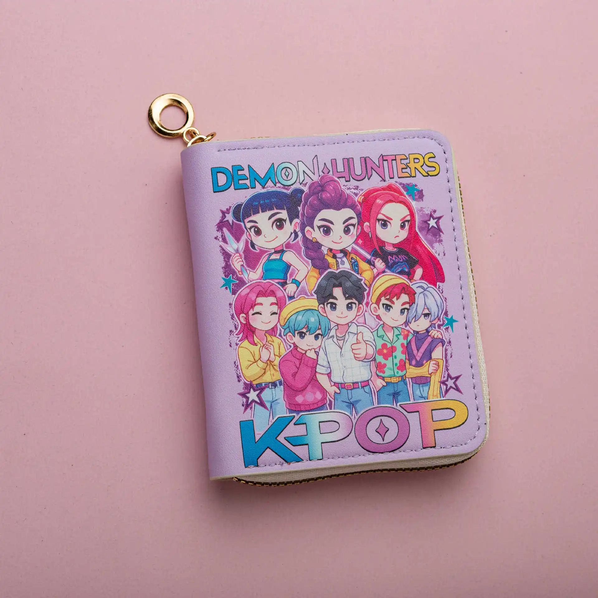 New Cute Cartoon Anime Girls Short Cute Cartoon Anime Wallet Student Coin Purse Trendy Kids Bag thumbnail 4