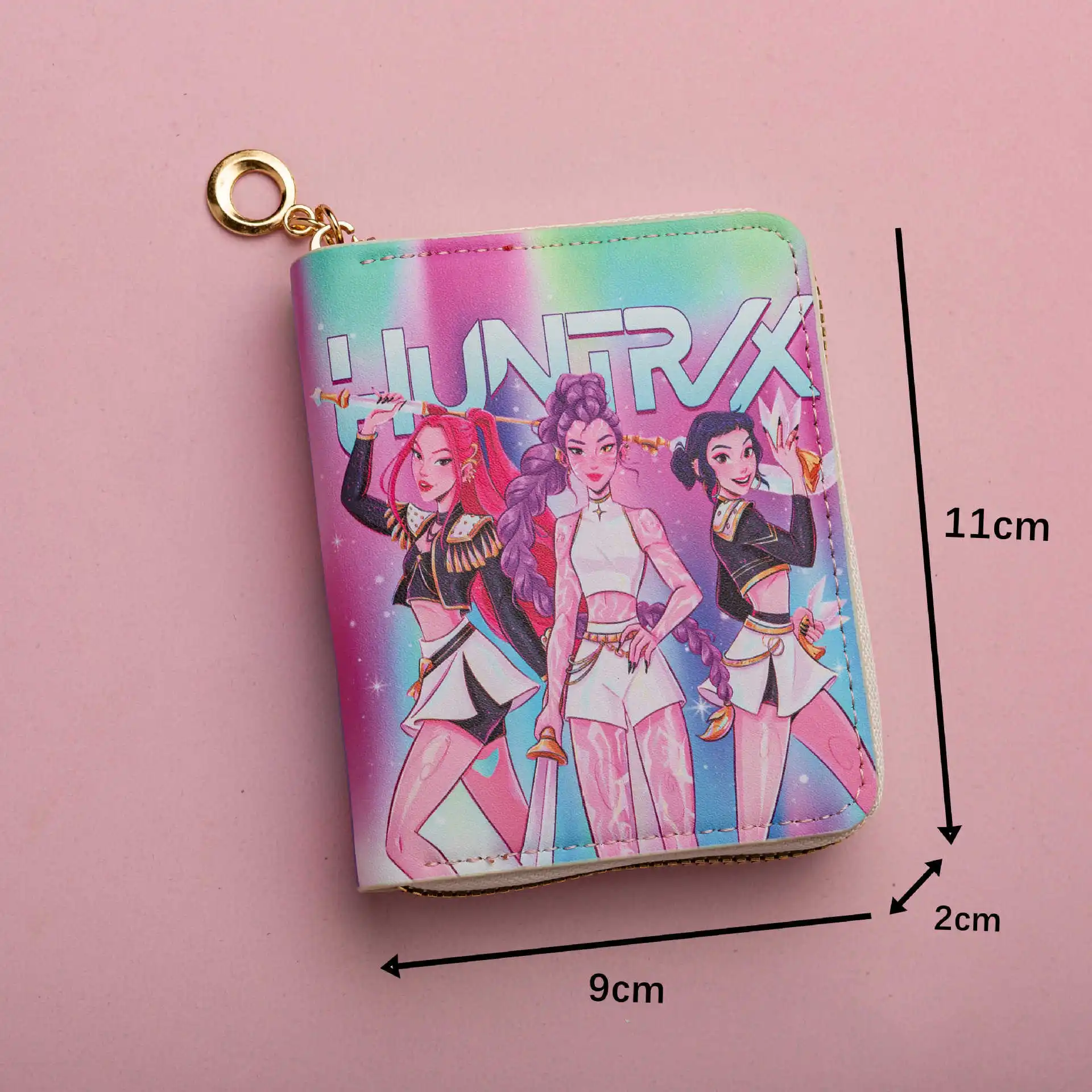 New Cute Cartoon Anime Girls Short Cute Cartoon Anime Wallet Student Coin Purse Trendy Kids Bag thumbnail 2