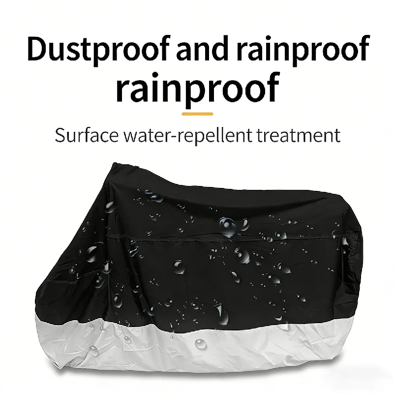 Motorcycle Cover Waterproof All Season Dustproof UV Protection  Motorbike Protective  Dust Rain Sunshade Cover for All Season thumbnail 4