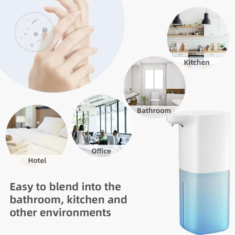 Automatic Smart Touchless Hand Wash Machine 350ml Infrared Sensing Auto Foam Dispenser Feature-Rich Lotion Shampoo Container thumbnail 4