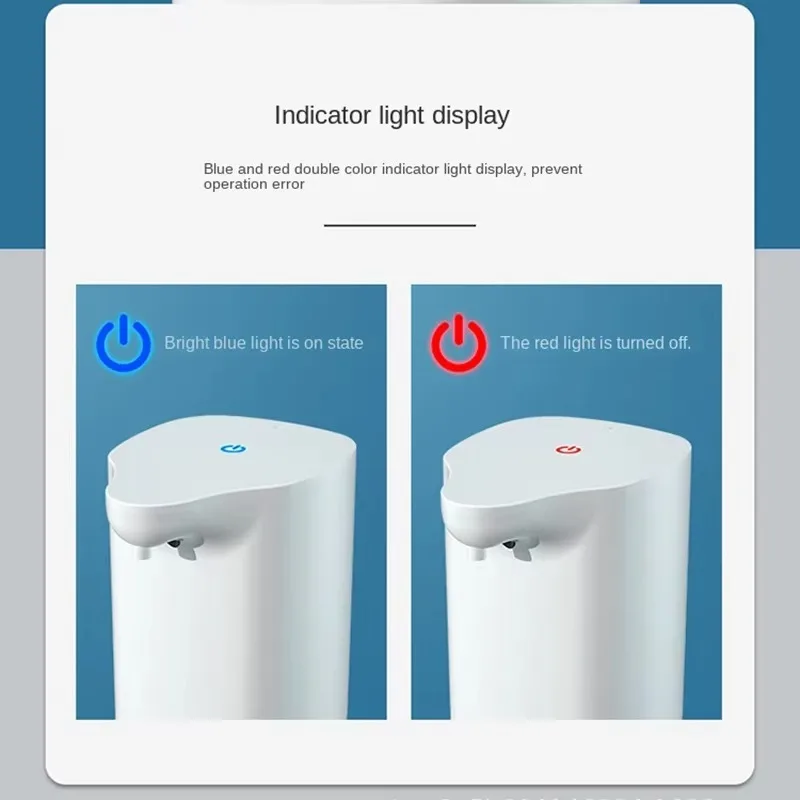 Automatic Smart Touchless Hand Wash Machine 350ml Infrared Sensing Auto Foam Dispenser Feature-Rich Lotion Shampoo Container thumbnail 3