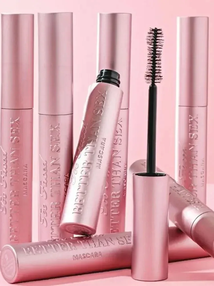 Better Than Sex Mascara make up Big Eyes Nourish Waterproof Sweatproof Bushy Long Volume Pink Aluminum Smooth Makeup 8ml Gifts
