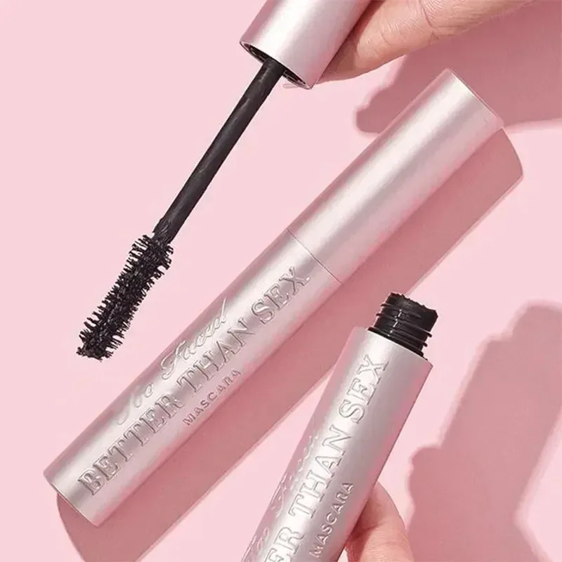 Better Than Sex Mascara make up Big Eyes Nourish Waterproof Sweatproof Bushy Long Volume Pink Aluminum Smooth Makeup 8ml Gifts thumbnail 2