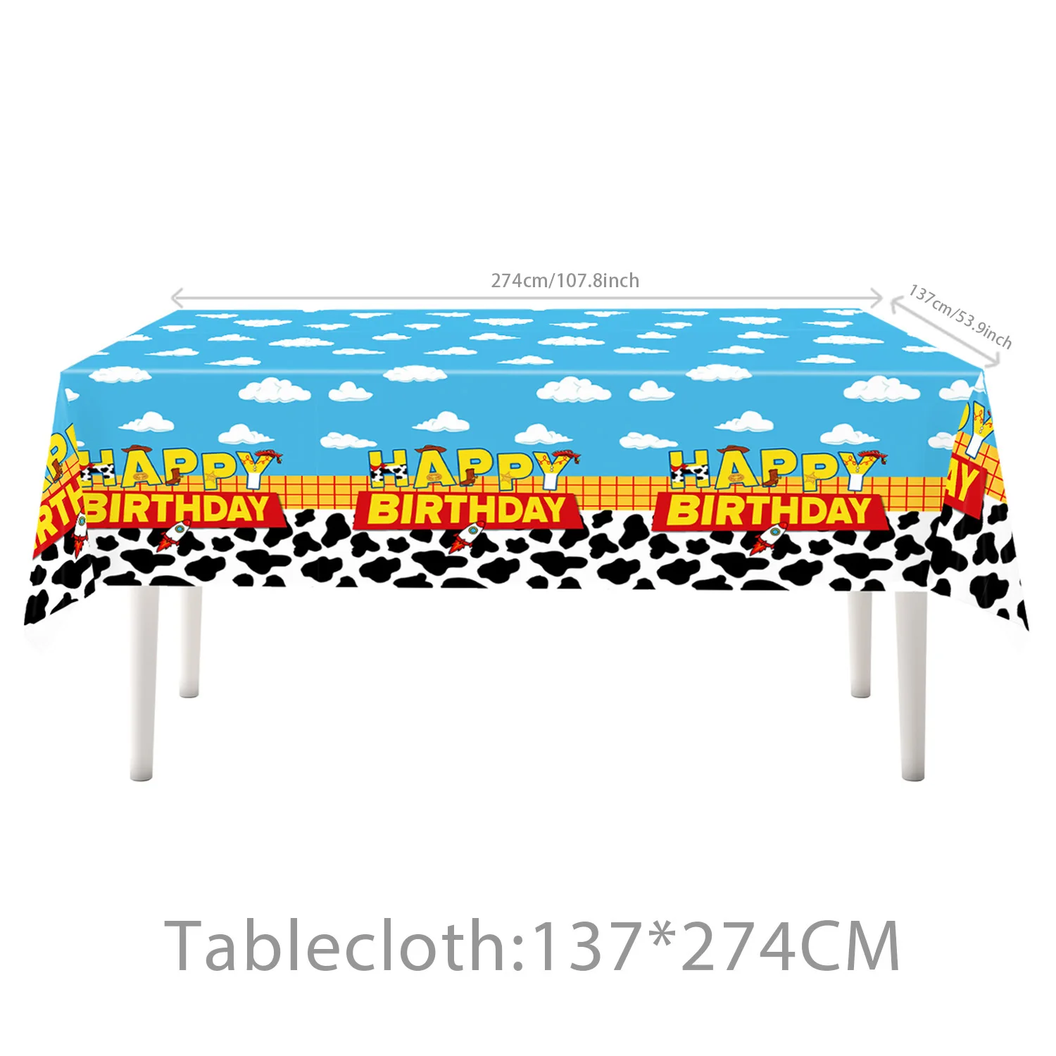 Toy Inspire Game Story Birthday Party Decoration Tablecloth Plate Cup Gift Bag Napkin Baby Shower Toys' Adventure Party Favors thumbnail 2