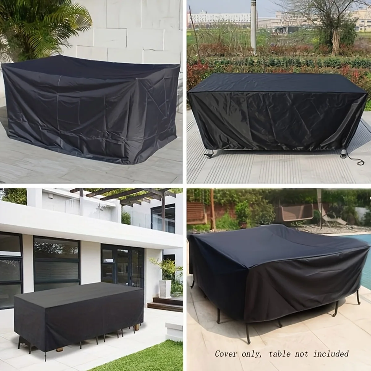 219 Sizes of Patio Furniture Covers, Table and Chair Covers, Waterproof, Dustproof, UV-proof 210D Oxford Cloth Protective Cover thumbnail 6