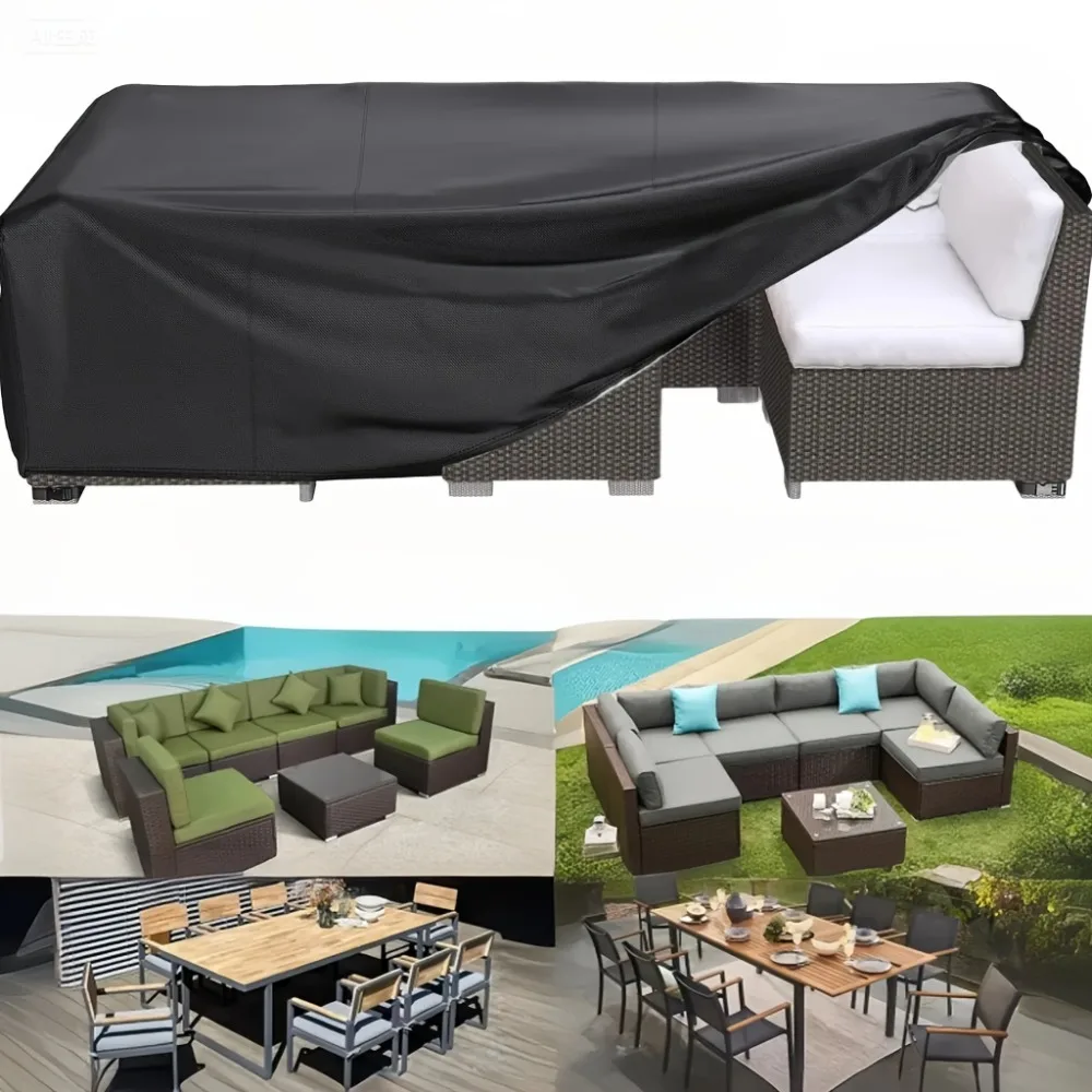 219 Sizes of Patio Furniture Covers, Table and Chair Covers, Waterproof, Dustproof, UV-proof 210D Oxford Cloth Protective Cover thumbnail 5