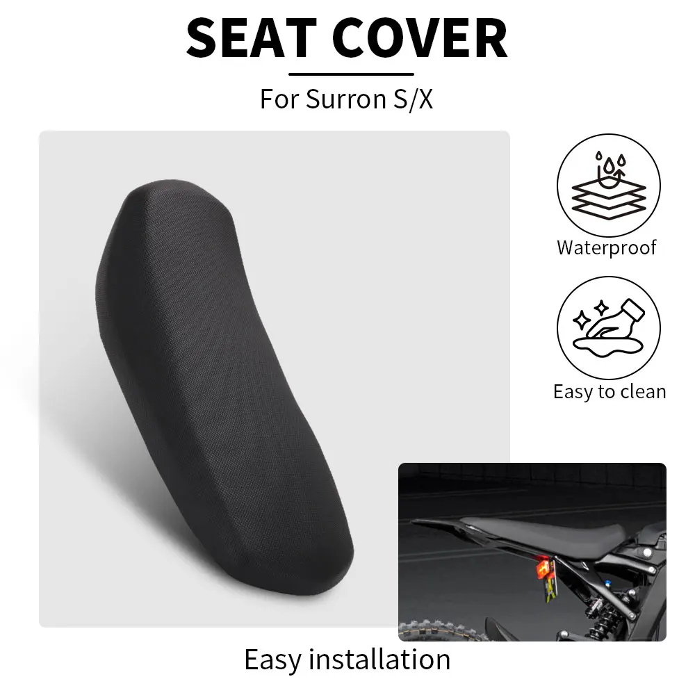 Motorcycle Parts Leather Seat For Surron Light Bee S X Electric Dirt Bike E-bikes Bike Motorcycles Accessories Durable