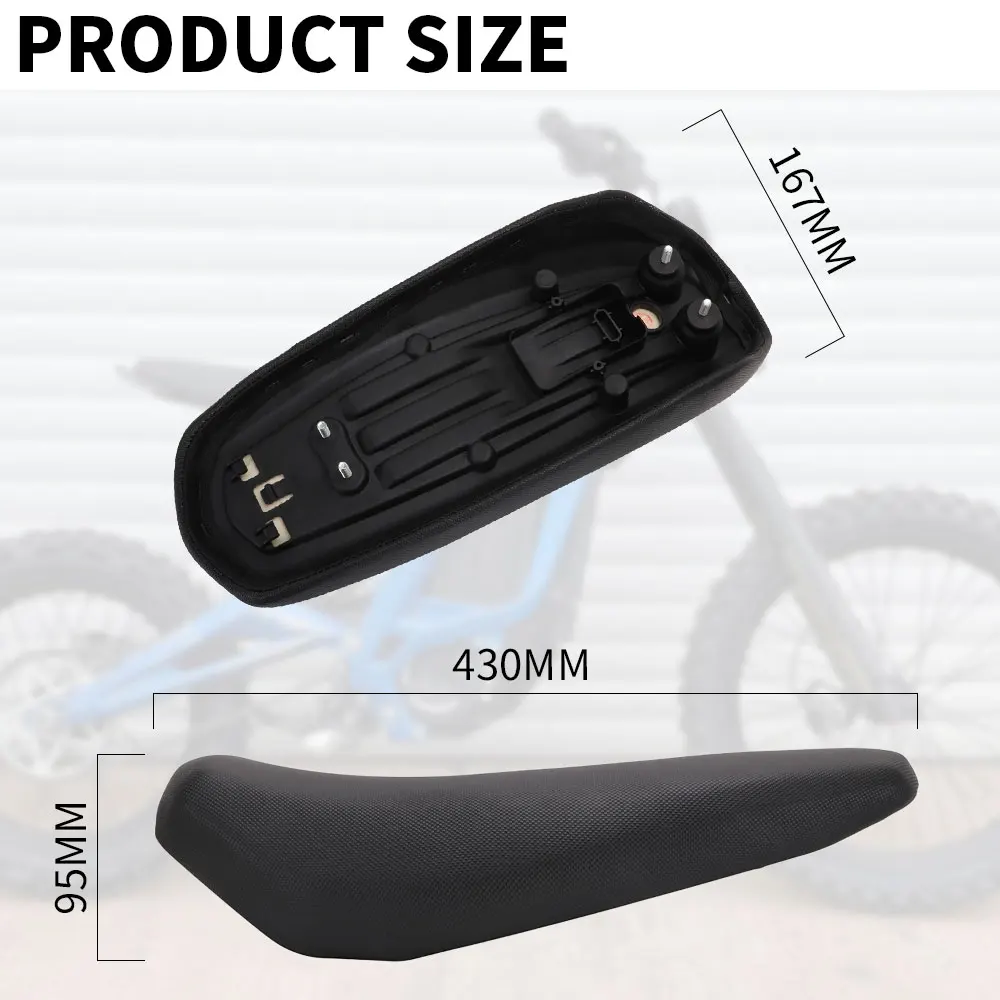 Motorcycle Parts Leather Seat For Surron Light Bee S X Electric Dirt Bike E-bikes Bike Motorcycles Accessories Durable thumbnail 4