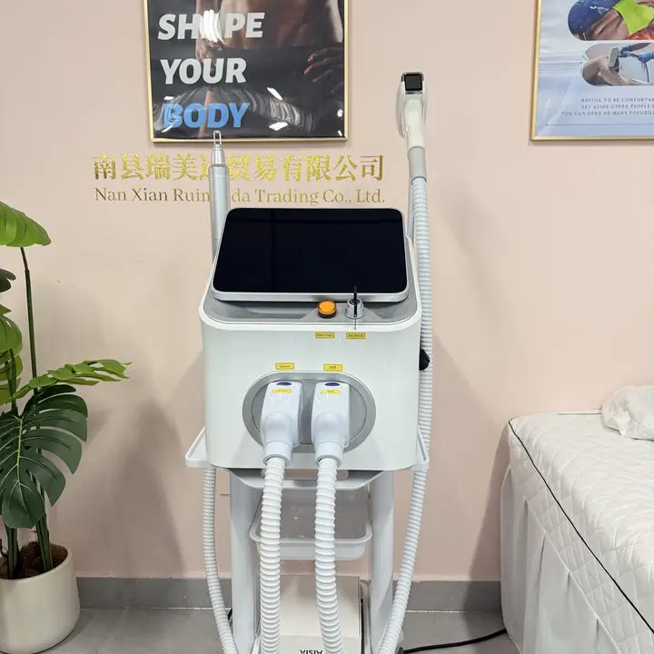 Painless Diode Alexandrite Picosecond Laser 2in1 Hair Removal & Tattoo Removal Machine with Multi-function Cooling SystemBeauty thumbnail 3